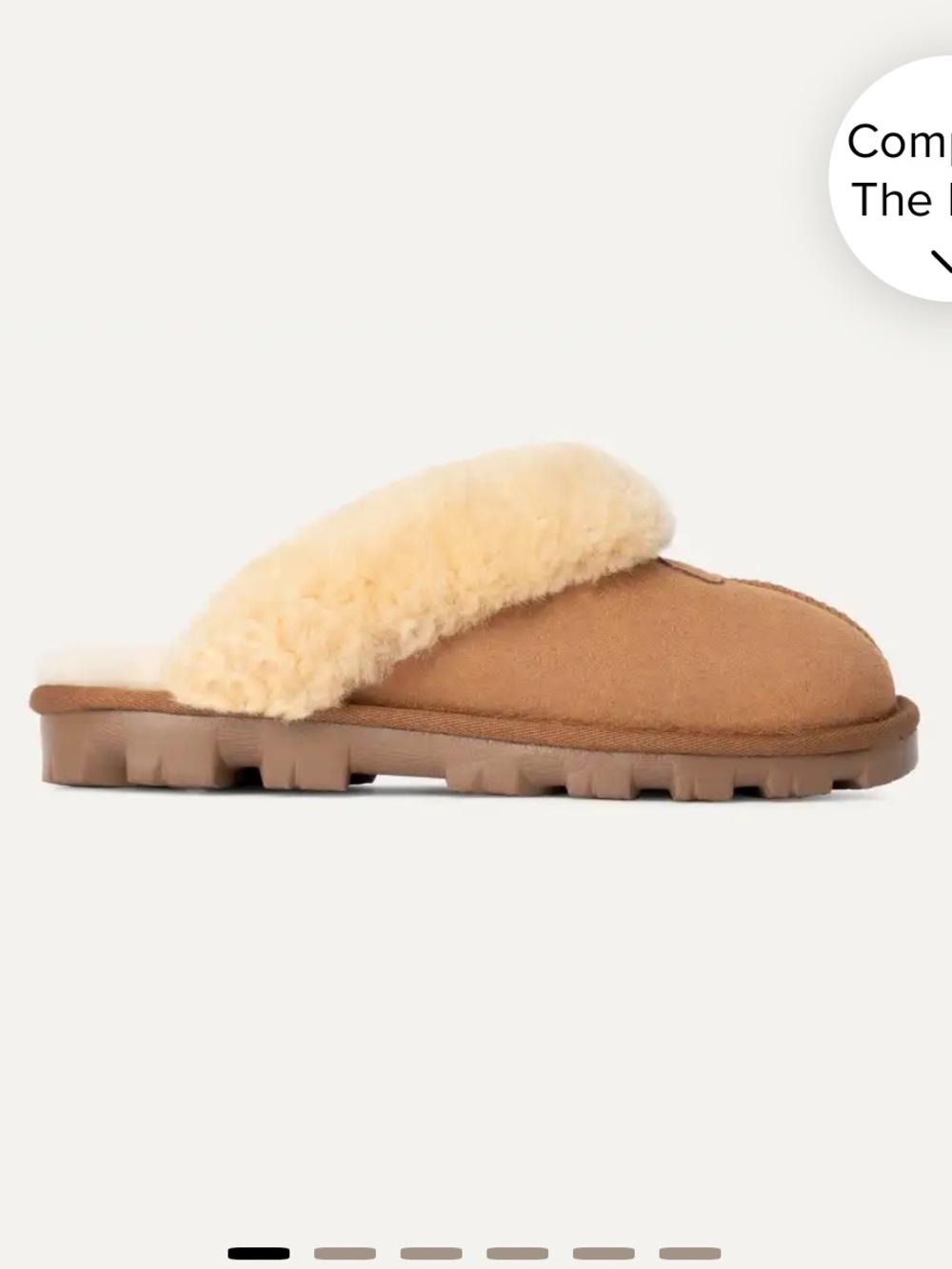 Chestnut UGG Coquette Slipper